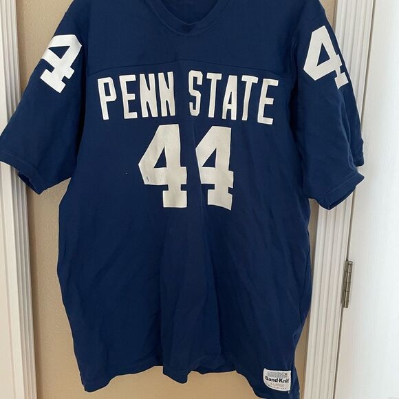 PENN STATE Medalist Sand-Knit Vintage Football Jersey 1980’s XL - Picture 2 of 15